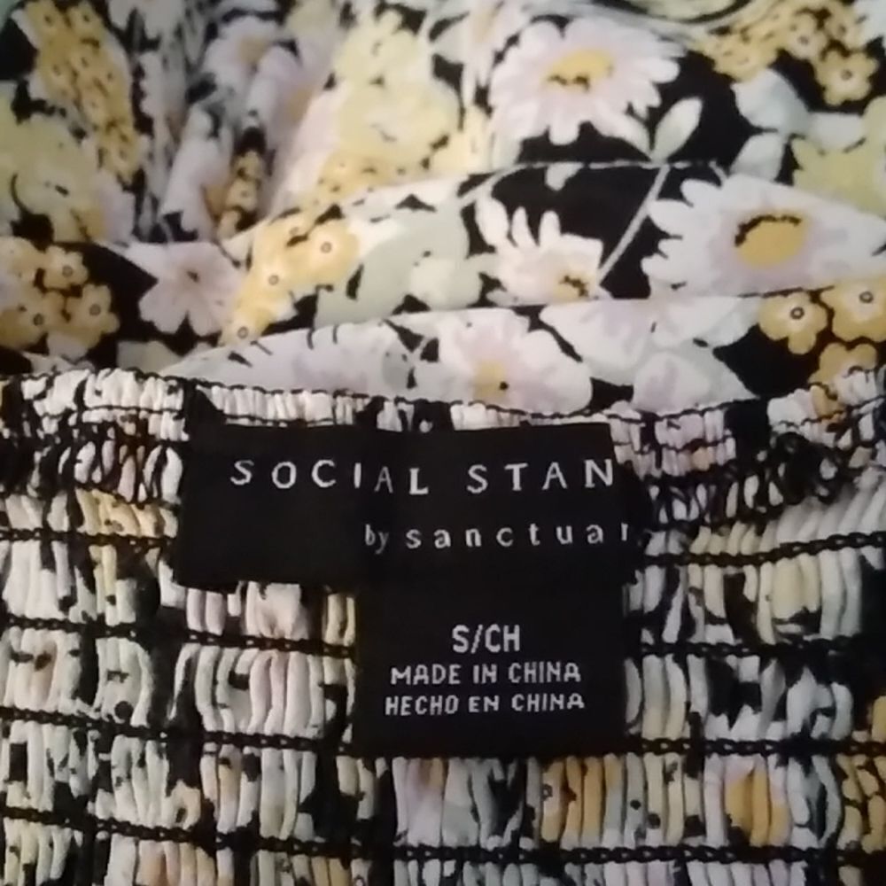 SOCIAL STANDARD WOMEN'S FLORAL DRESS SIZE S - Picture 9 of 14